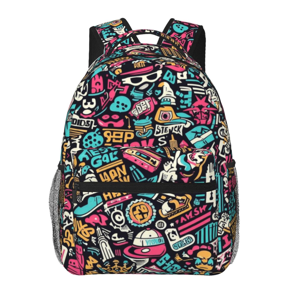 High Street Fashion New York - Plecak z motywem graffiti w stylu