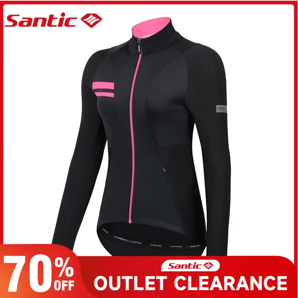 Windbreak Shell Jacket - Santic damski polarowy płaszcz rowerowy zimowe
