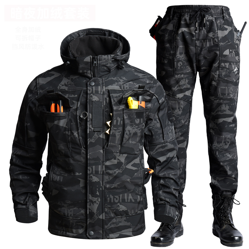 Windbreak Shell Jacket - Zimowe męskie komplety narciarskie górskie, ciepłe