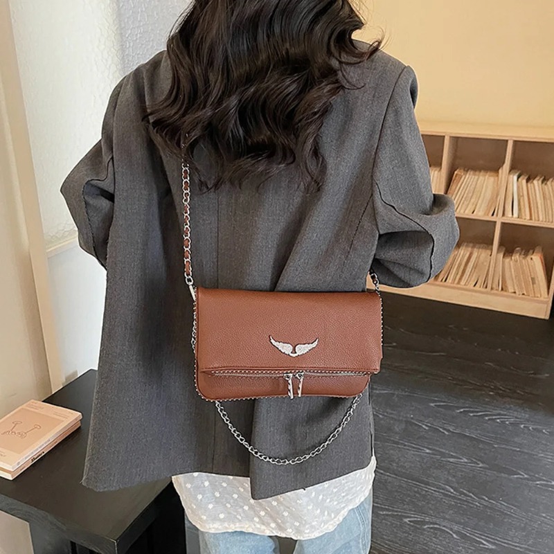 French Street Fashion - Torebka damska w stylu francuskim, kwadratowa,