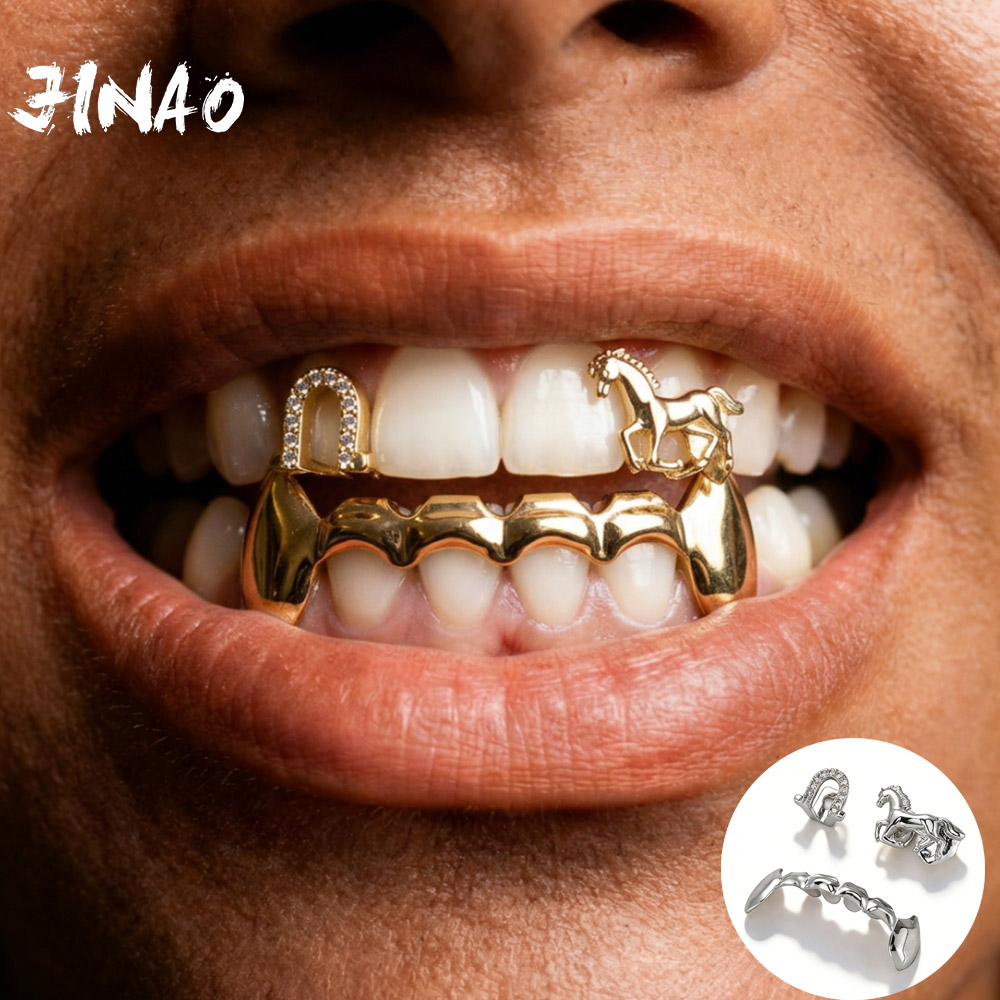 Street Fashion Jewelry - Zestaw 3 szt. nakładek na zęby