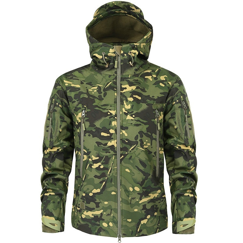 Windbreak Shell Jacket - Kurtki turystyczne Męska kamuflażowa kurtka taktyczna