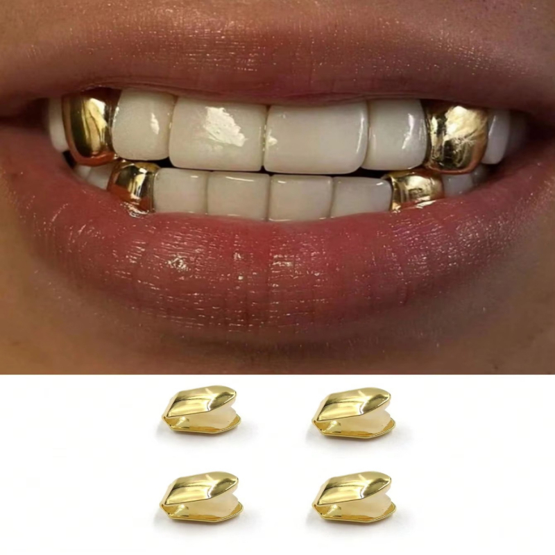 Street Fashion Jewelry - 1/2/3/4 szt. Hip Hop Rapper Pojedyncza