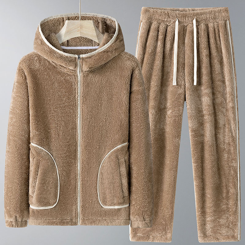 Street Fashion Hoodie - Zimowy zestaw męski z kapturem na