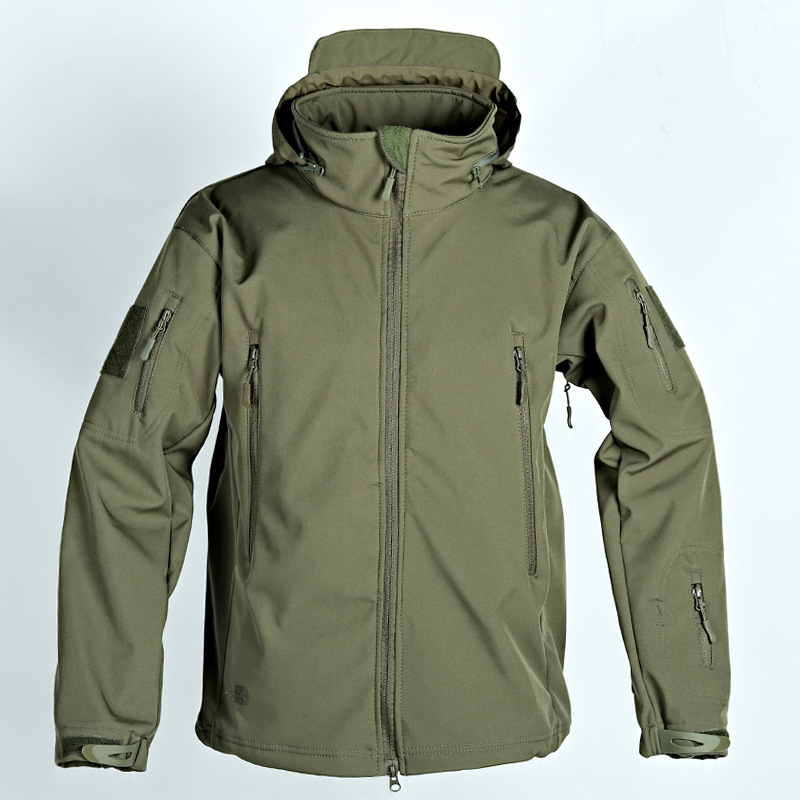 Windbreak Shell Jacket - Męskie kurtki taktyczne OTS z miękkiego