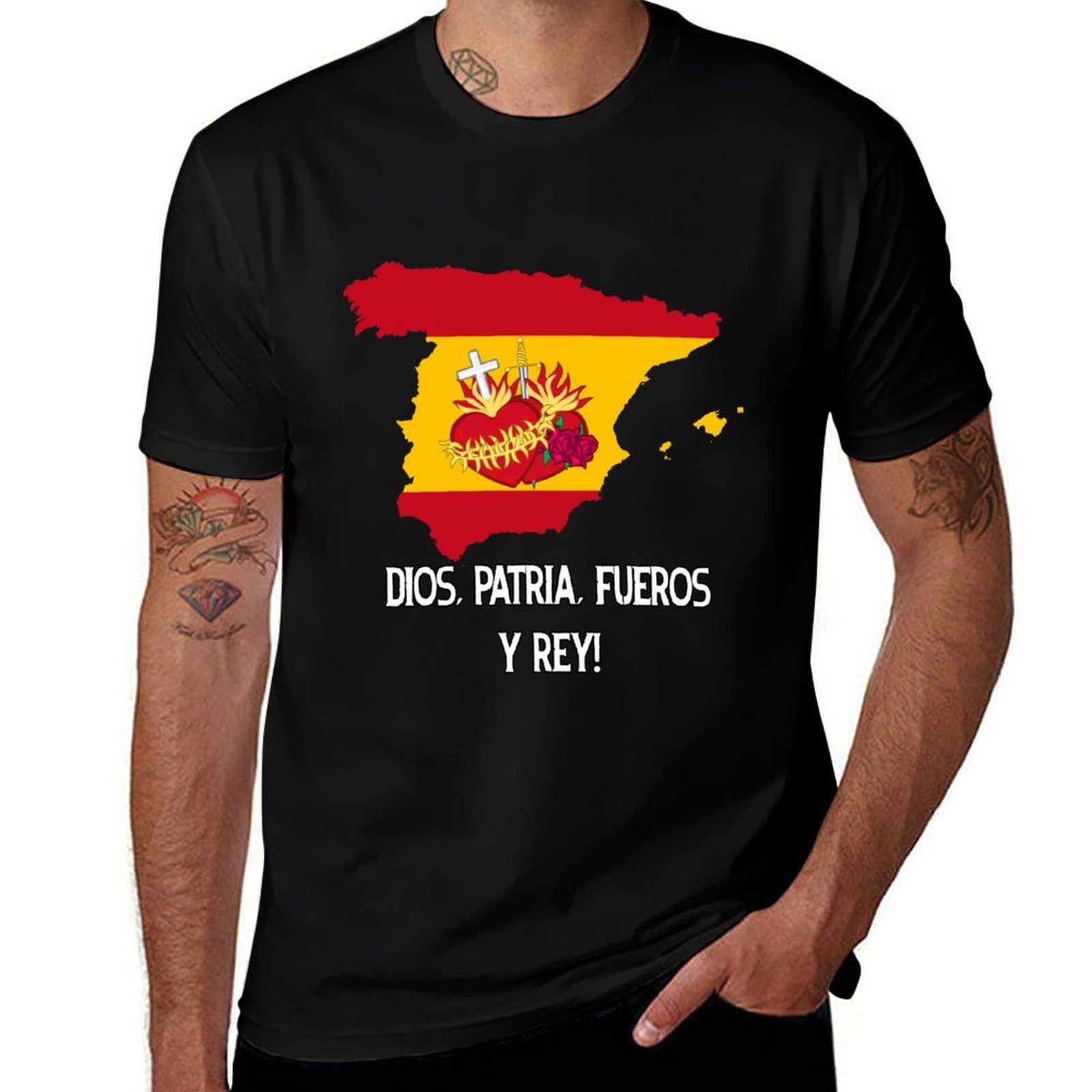 Street Fashion In Spain - Koszulka Katolicka Hiszpania Moda Uliczna Casualowa