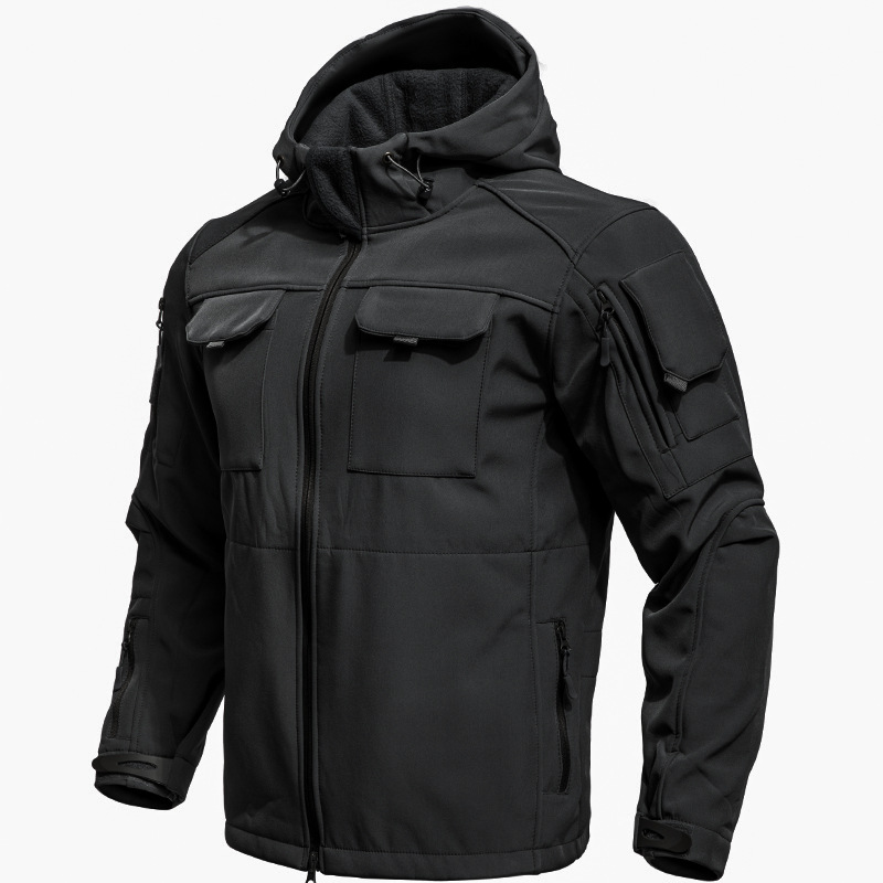 Windbreak Shell Jacket - Męska kurtka softshell na zewnątrz, wiatroodporna,