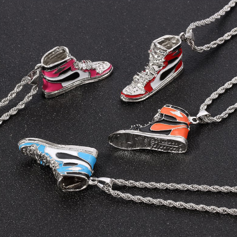 Fashion Street Singapore - Mini Hip-Hop Sneaker Wisiorek Naszyjnik Cool