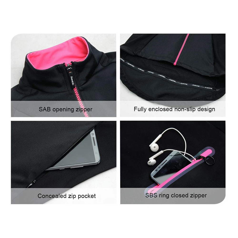 Santic damski polarowy płaszcz – Windbreak Shell Jacket recenzja i cena