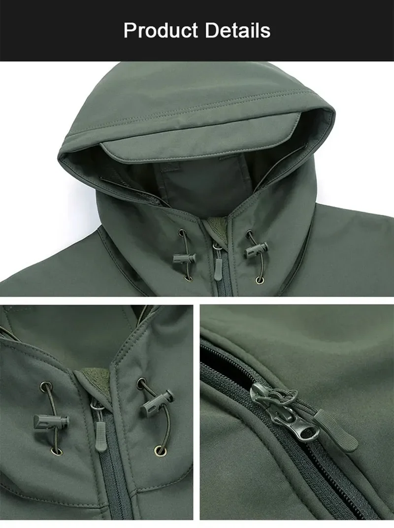 5XL 6XL męski rosyjski kamufla – Windbreak Shell Jacket recenzja i cena