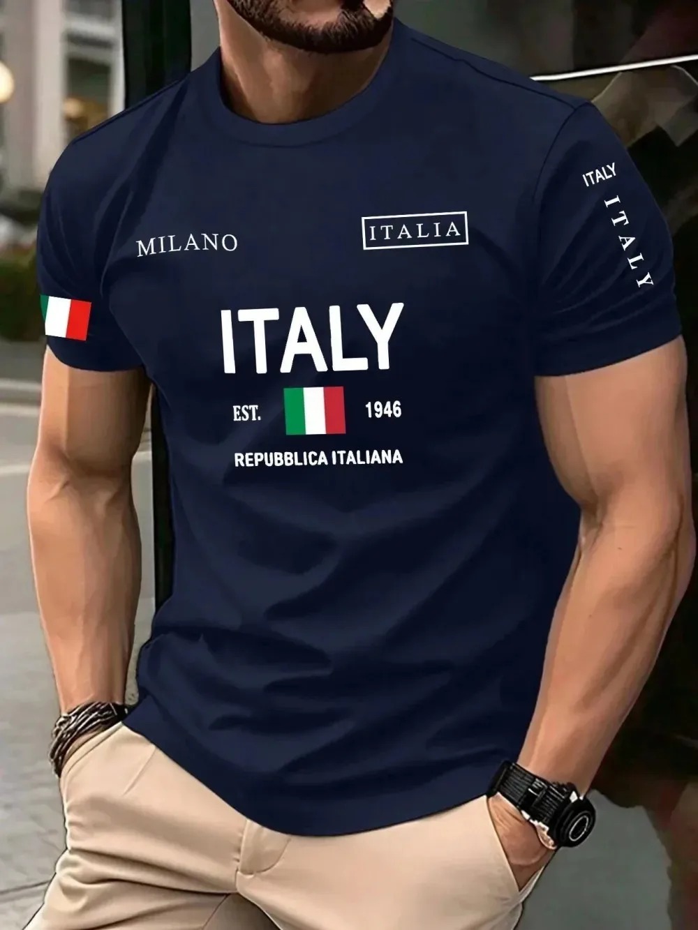 Koszulka męska 3D z nadrukiem  – Street Fashion Milan recenzja i cena