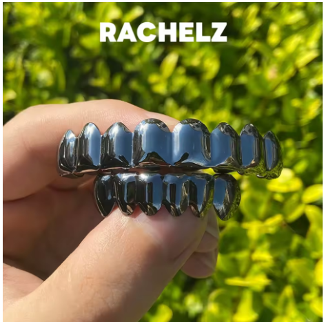 Hip Hop 8/6 Czarne Grillz na Z – Street Fashion Jewelry recenzja i cena