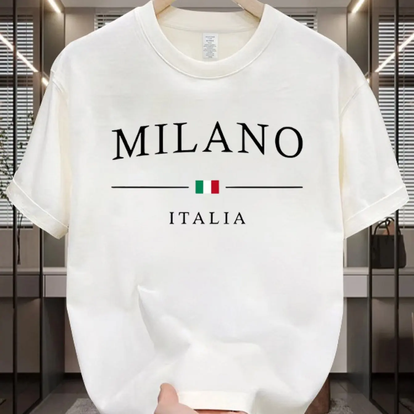 Męska koszulka Milan Italia, w – Street Fashion Milan recenzja i cena
