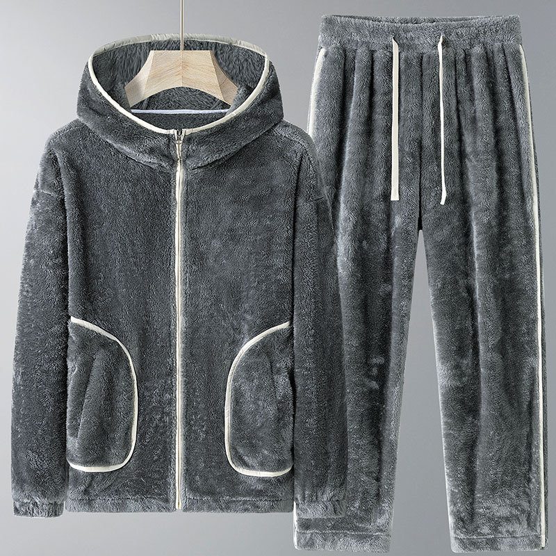 Zimowy zestaw męski z kapturem – Street Fashion Hoodie recenzja i cena