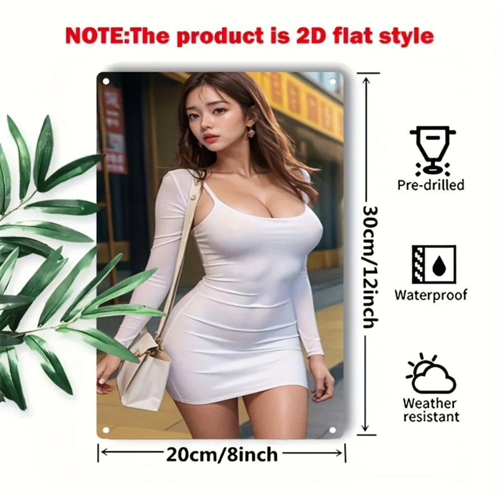 Metalowy szyld HD z motywem az – Street Fashion Asian recenzja i cena