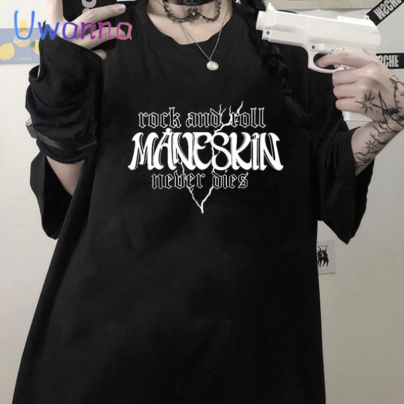 Oversized T Shirt Graphic Mane – Street Fashion Asian recenzja i cena