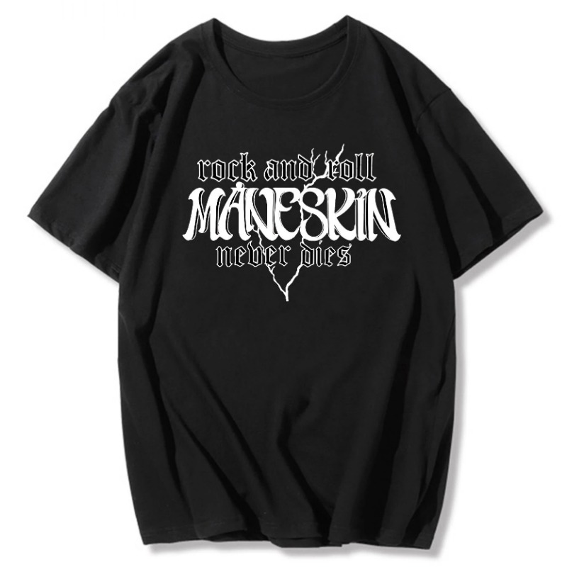 Oversized T Shirt Graphic Mane – Street Fashion Asian recenzja i cena