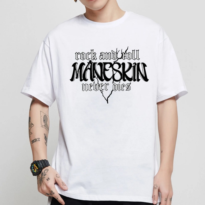 Oversized T Shirt Graphic Mane – Street Fashion Asian recenzja i cena