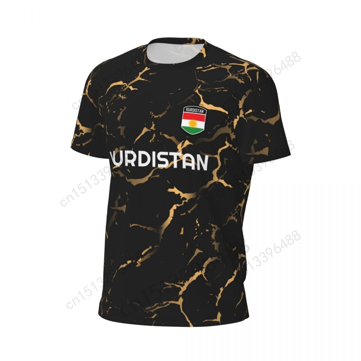 Koszulka z nadrukiem 3D z flag – Street Fashion Harajuku recenzja i cena