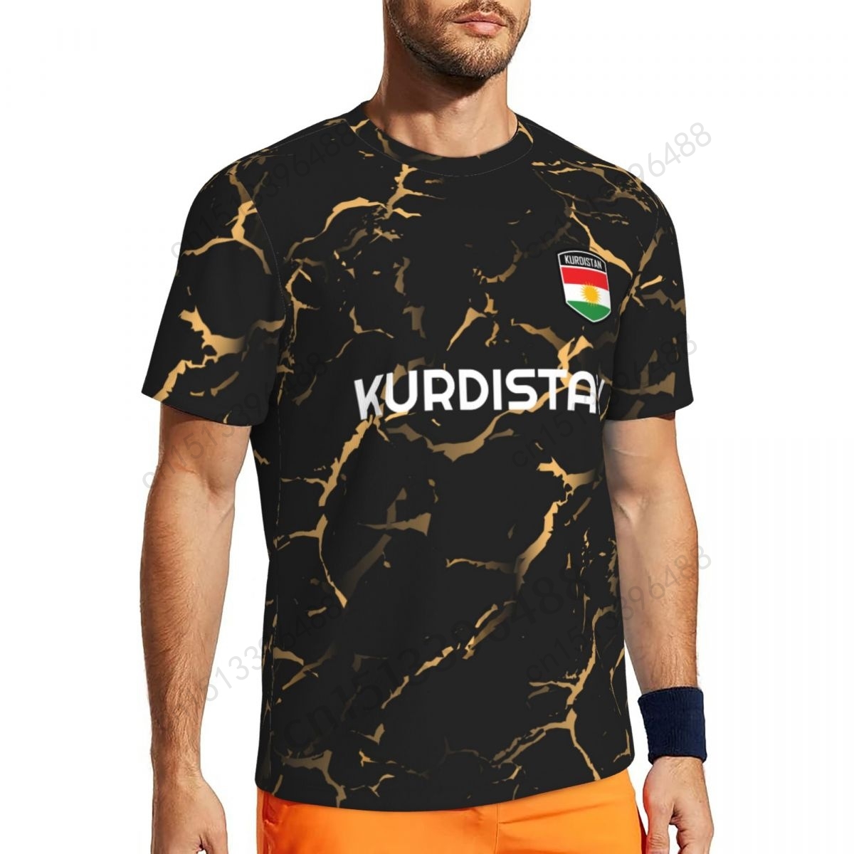 Koszulka z nadrukiem 3D z flag – Street Fashion Harajuku recenzja i cena