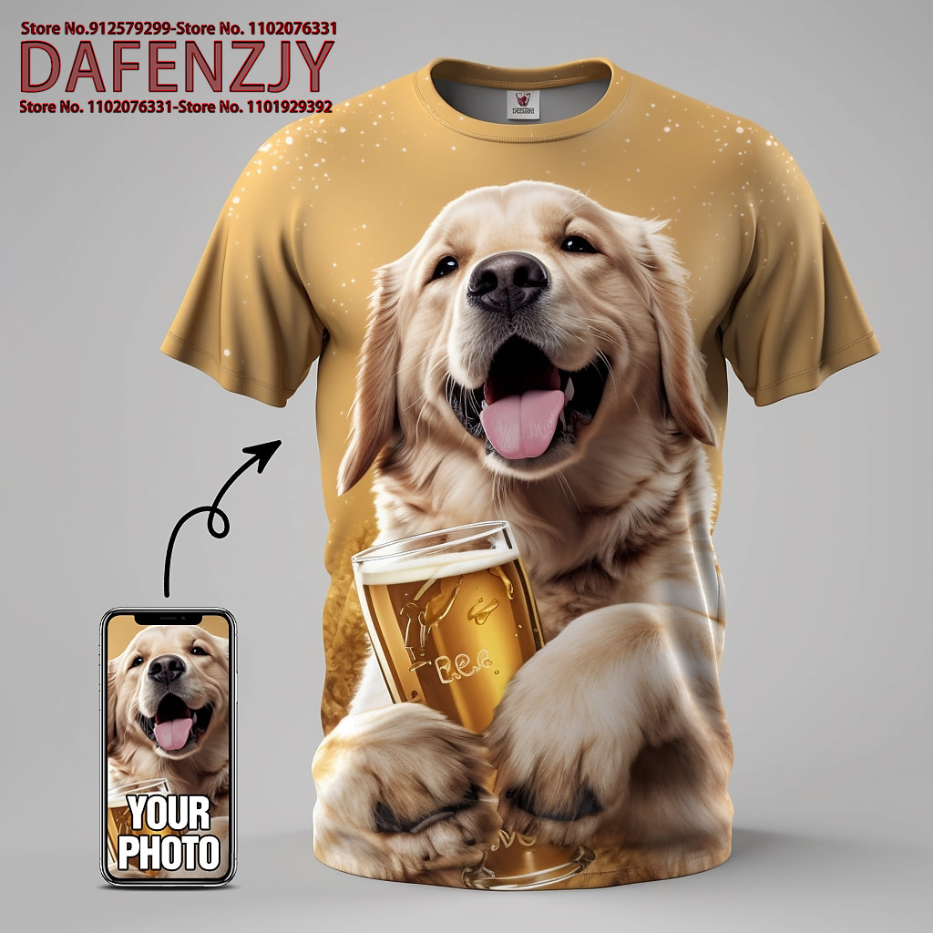 Custom Funny Pet Photo 3D All  – Street Fashion Harajuku recenzja i cena