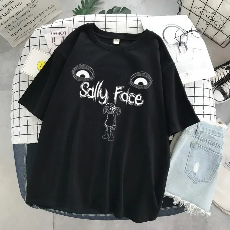 Sally Face T Shirt Women Funny – Street Fashion Asian recenzja i cena