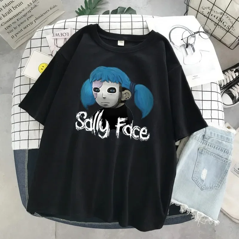 Sally Face T Shirt Women Funny – Street Fashion Asian recenzja i cena