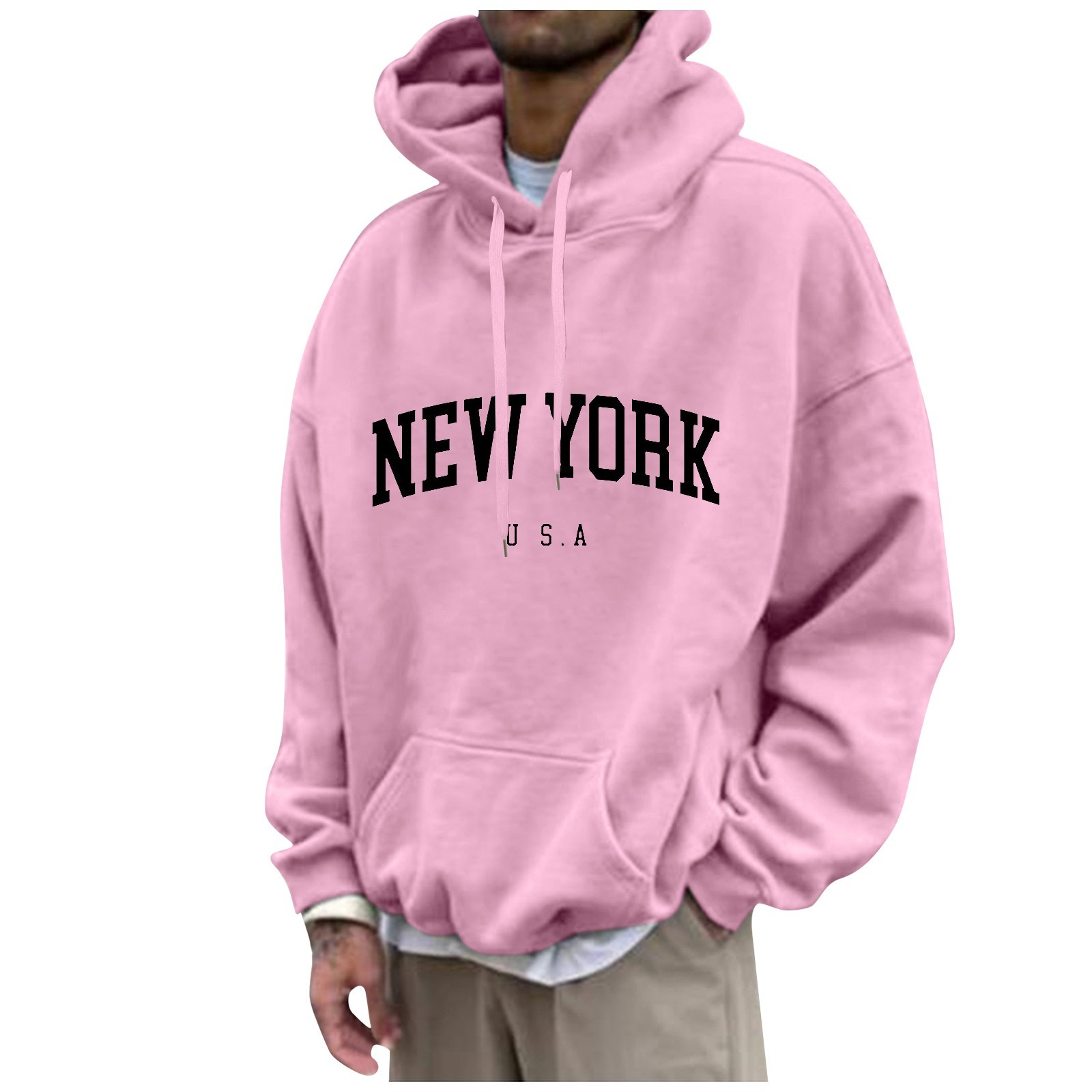 New York Print męskie bluzy z  – High Street Fashion New York recenzja i cena