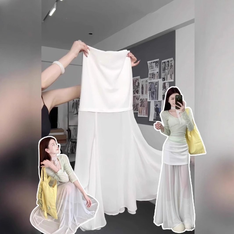 Piękna, elegancka spódnica dam – Street Fashion China Beautiful Girls recenzja i cena