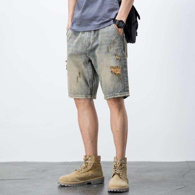 Short Jeans Pants for Men Over – Street Fashion Harajuku recenzja i cena