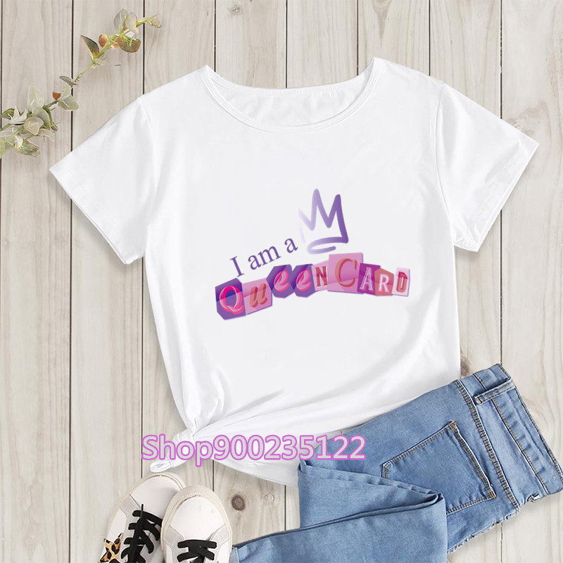 I'm a Queencard T Shirt Korea  – Street Fashion Asian recenzja i cena