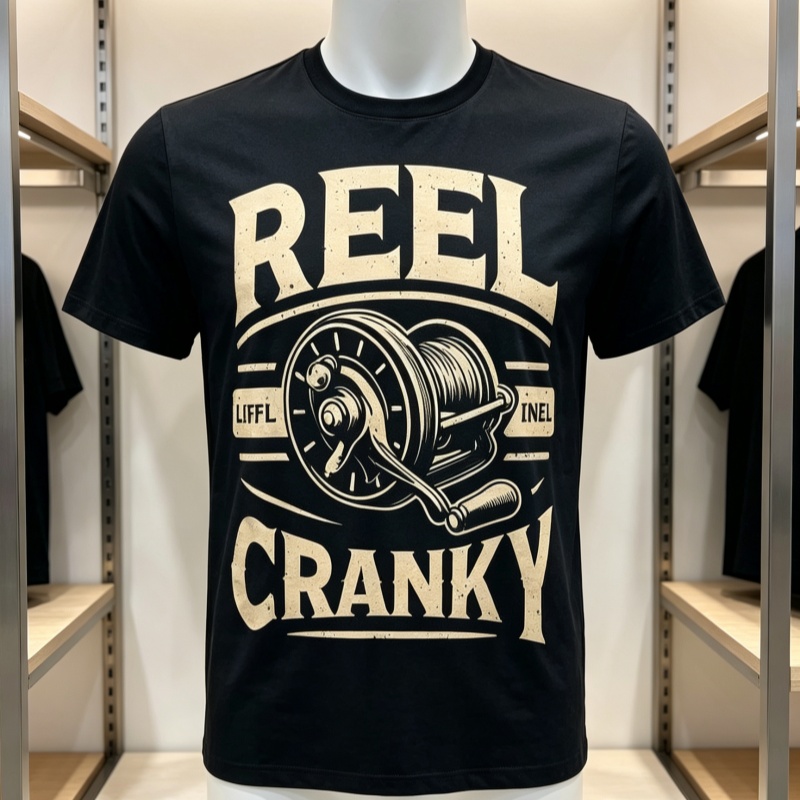 Wzór z nadrukiem kołowrotka wę – Street Fashion Reels recenzja i cena
