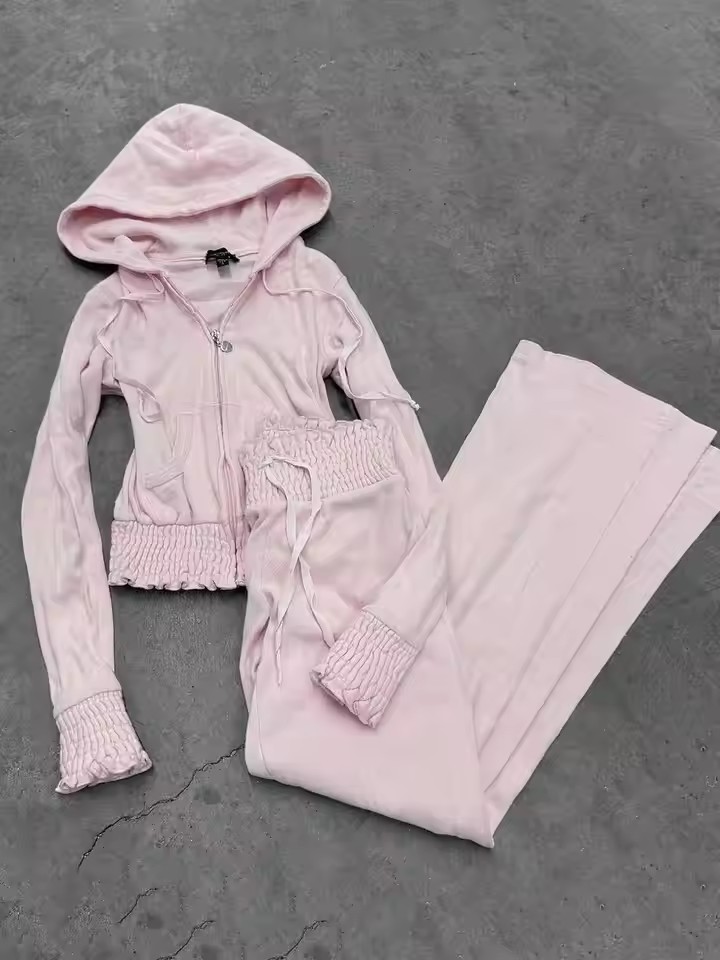 Modny, swobodny dwuczęściowy z – Street Fashion Hoodie recenzja i cena