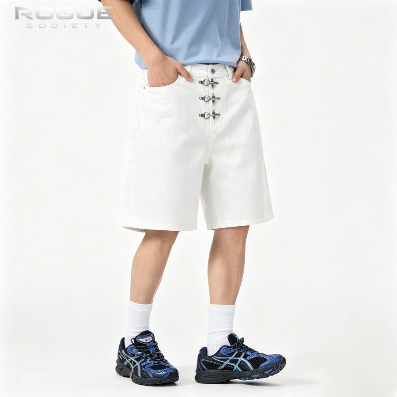 Spodenki jeansowe streetwear z – Street Fashion Harajuku recenzja i cena