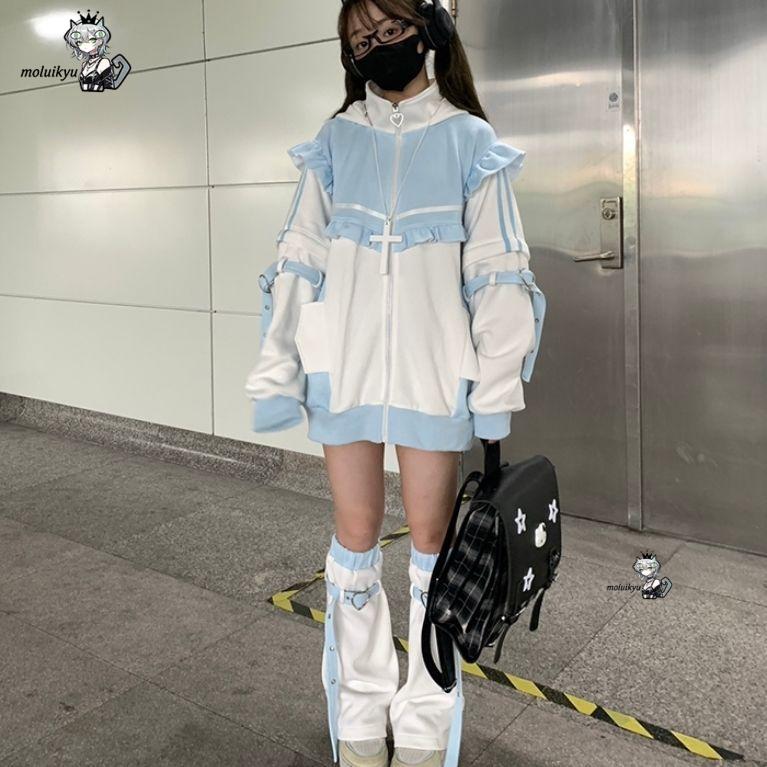 Bluza z kapturem z kocimi usza – Street Fashion Harajuku recenzja i cena
