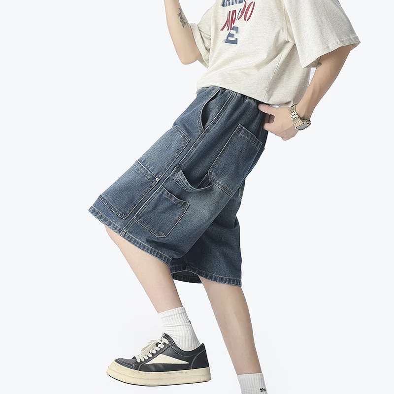 Amerykańskie modne szorty jean – Street Fashion Harajuku recenzja i cena