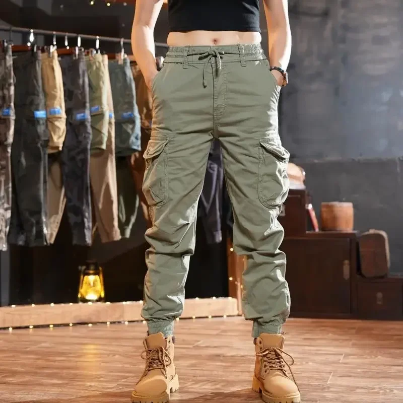 Spodnie outdoorowe z wieloma k – Street Fashion Harajuku recenzja i cena