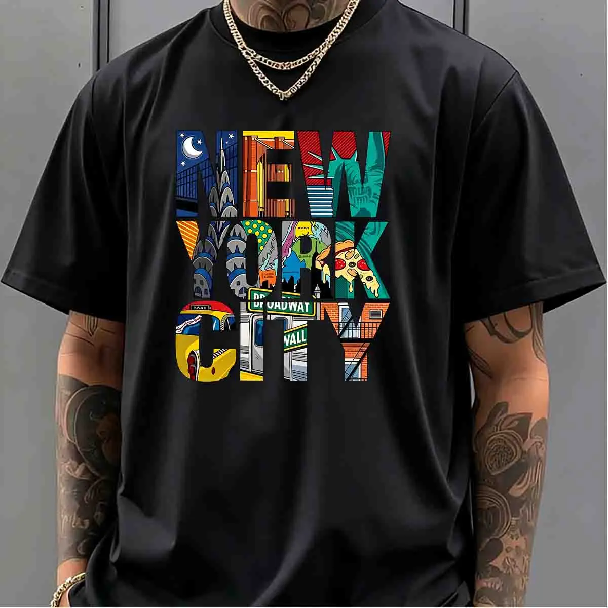 Męska odzież Koszulki z nadruk – High Street Fashion New York recenzja i cena
