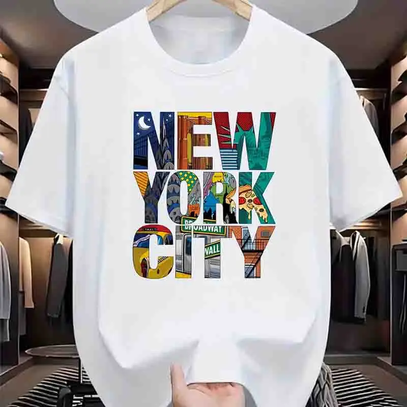Męska odzież Koszulki z nadruk – High Street Fashion New York recenzja i cena