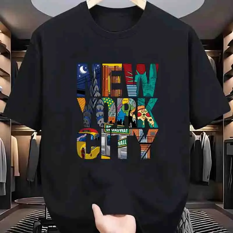 Męska odzież Koszulki z nadruk – High Street Fashion New York recenzja i cena
