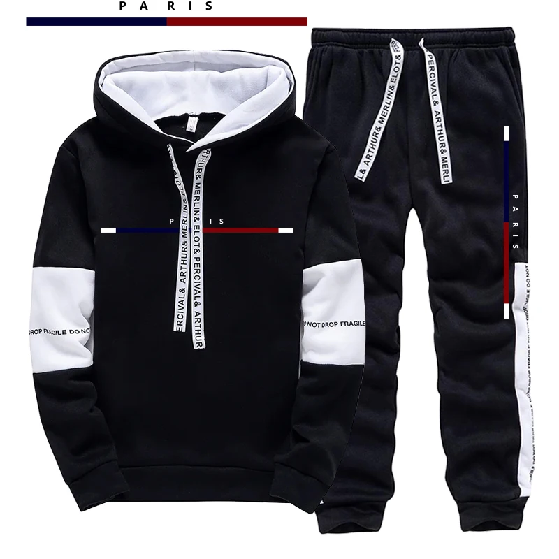 Męski zestaw z nadrukiem w sty – Street Fashion Hoodie recenzja i cena