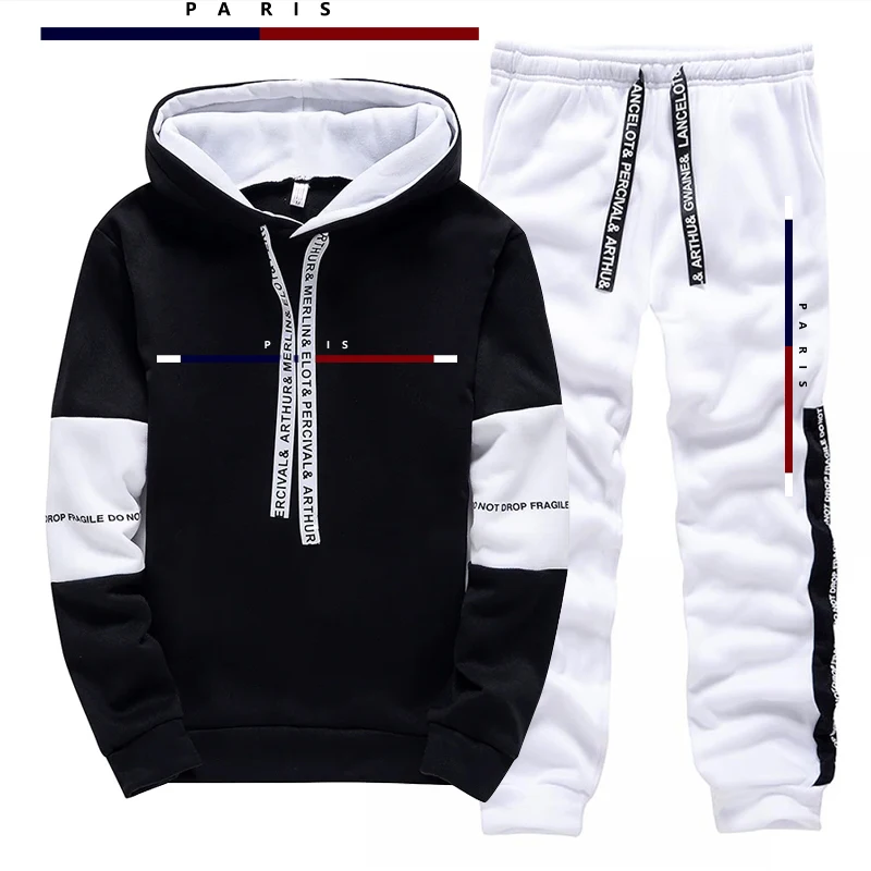 Męski zestaw z nadrukiem w sty – Street Fashion Hoodie recenzja i cena